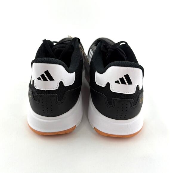 Adidas Men's Core Black Cloud White Ligra 8 Indoor Shoes Size 14 - Picture 6 of 12